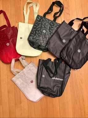 lululemon athletica Tote Bags - Red, Cream, Olive, Black, Brown, Light Gray